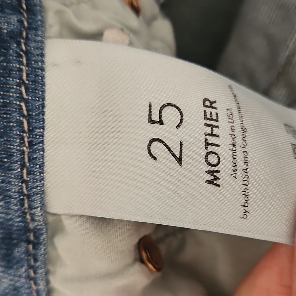 MOTHER Looker Ankle Fray Jean Womens Size 25 - Picture 6 of 8